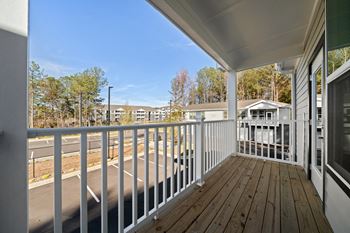 Attached balcony